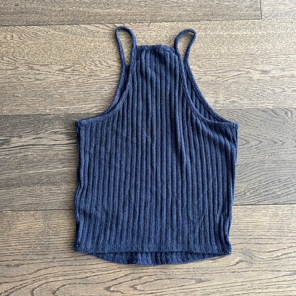 Abercrombie and Fitch High Neck Ribbed Tank - Picture 2 of 2